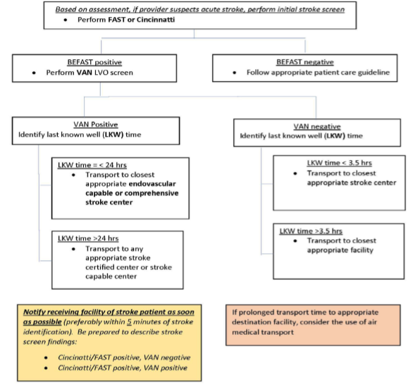 ODEMSA Stroke Triage Algorithm Old Dominion EMS Alliance Inc 