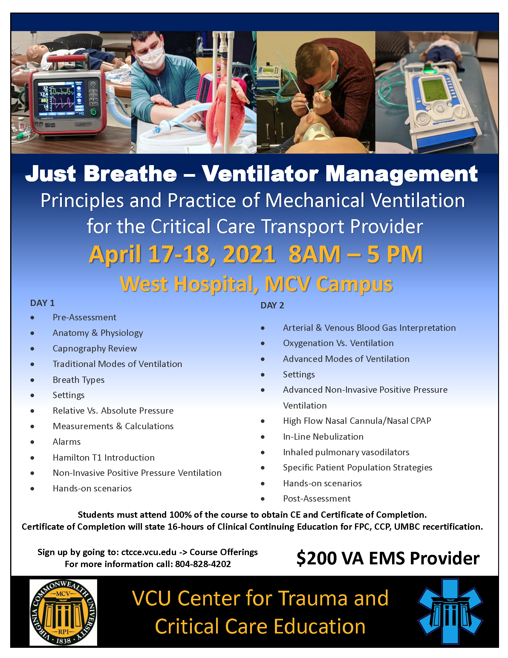 Just Breathe Ventilator Old Dominion EMS Alliance Inc 